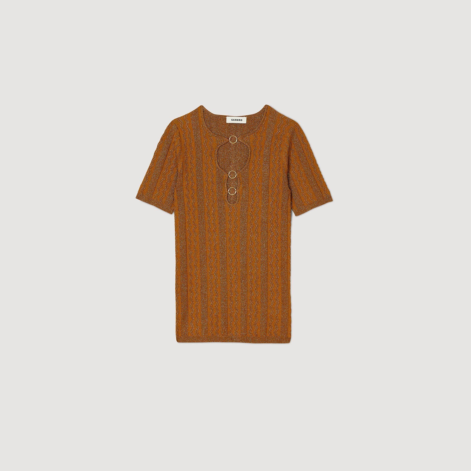 Maglione in maglia scintillante