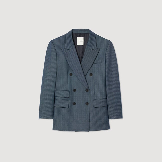 Giacca da tailleur a righe