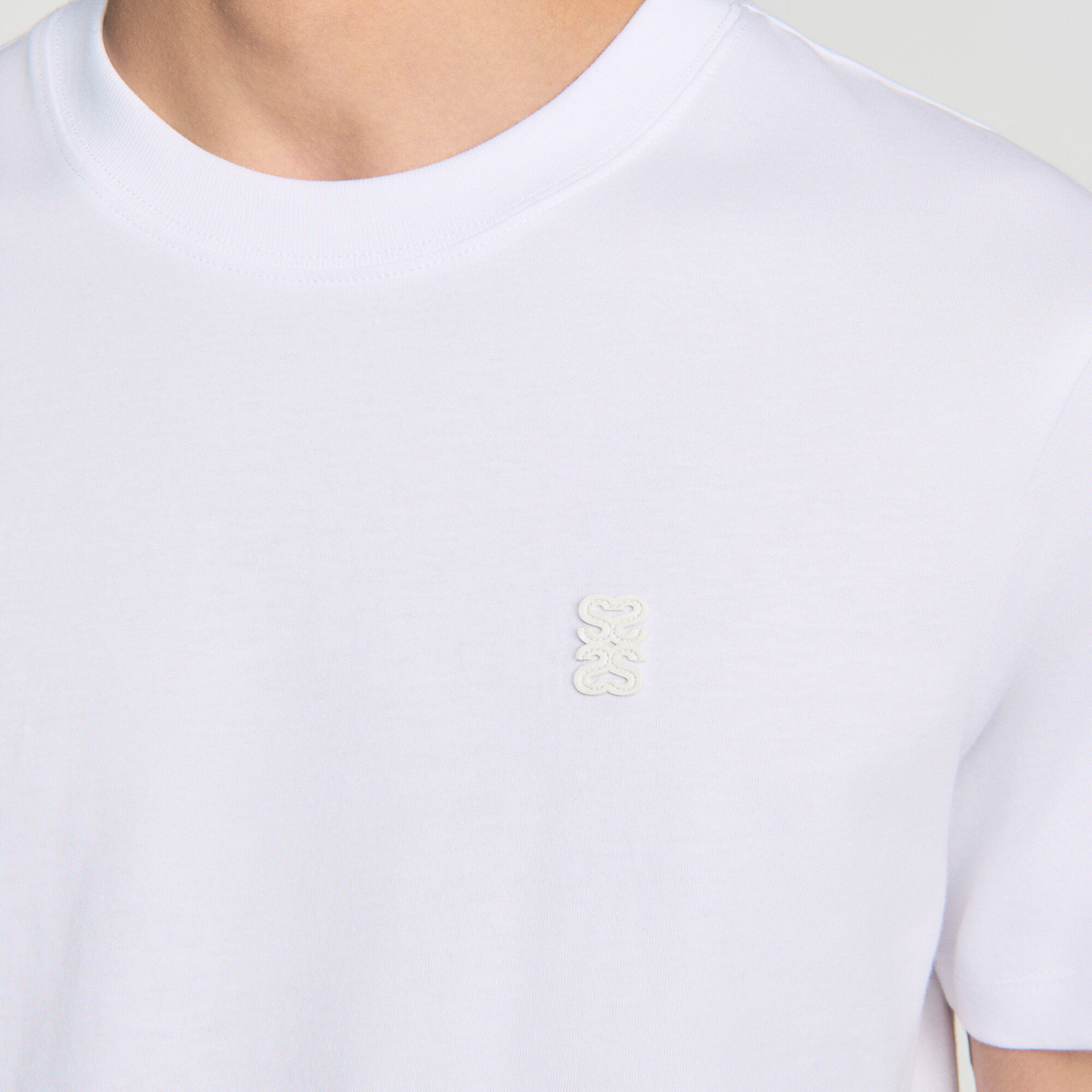 T-shirt in cotone con logo