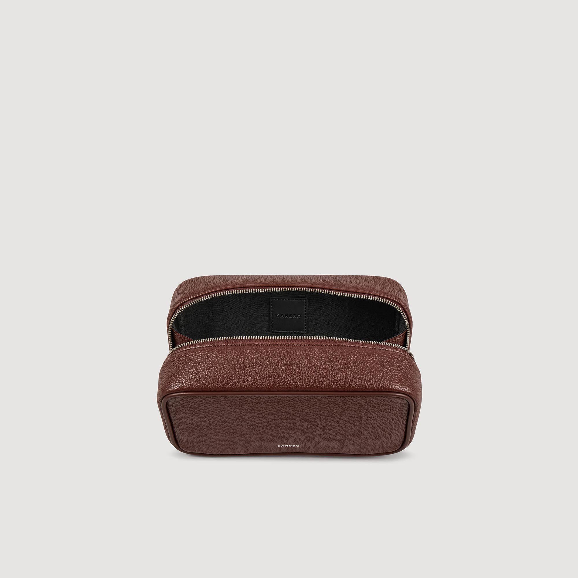 Beauty case in tela martellata - Uomo | Sandro