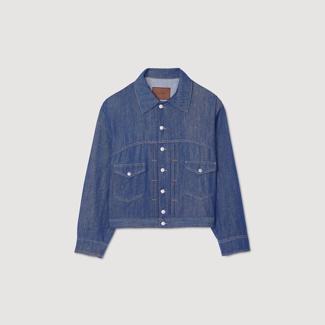 Giubbotto in chambray