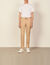 Pantaloni carrot in cotone