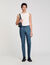Pantaloni dritti elasticizzati