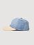 Cappellino in jeans e tela