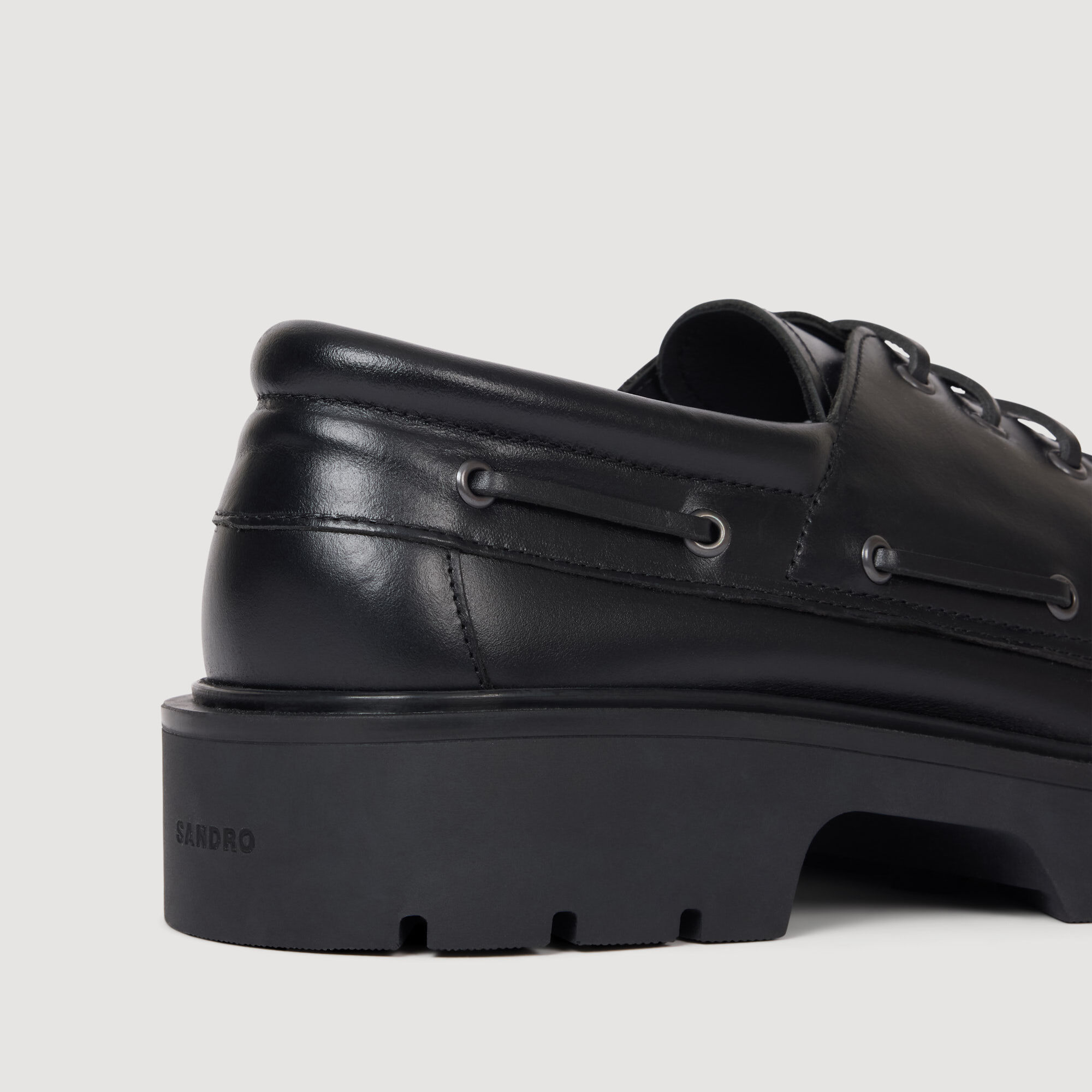 Scarpe da barca in pelle