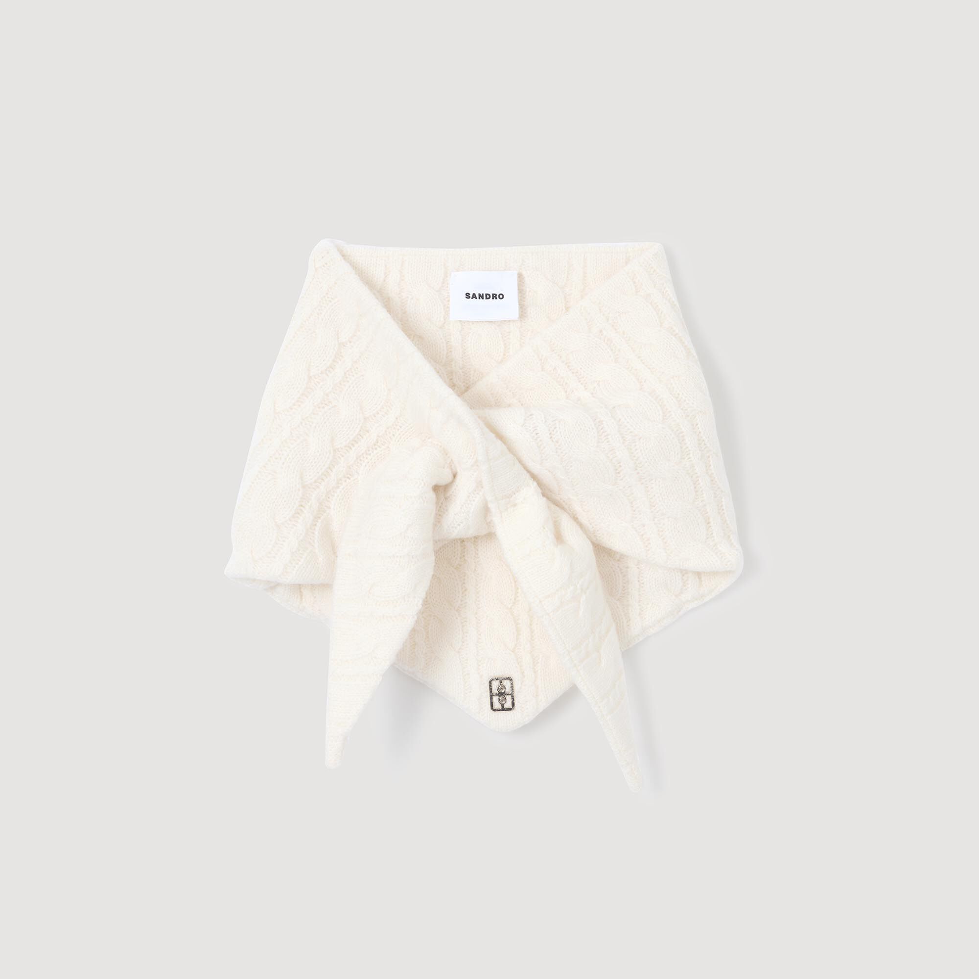 Bandana in maglia intrecciata