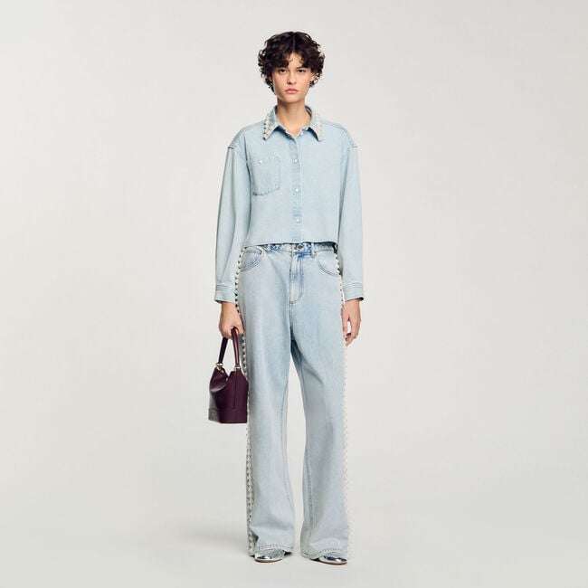 Jeans con perline