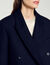 Cappotto lungo in misto lana