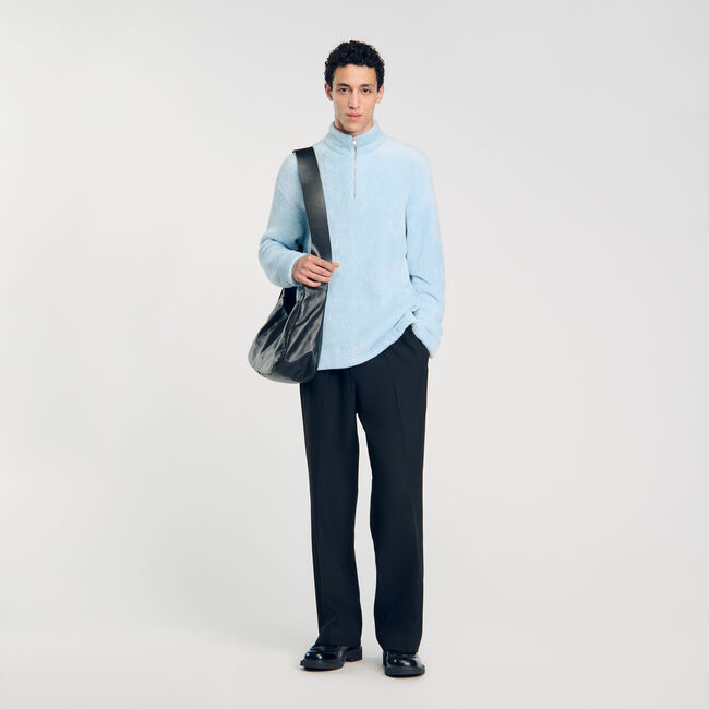 Maglione in pile bouclé