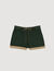 Shorts bicolor cintura a cordino