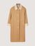 Trench con colletto glitterato