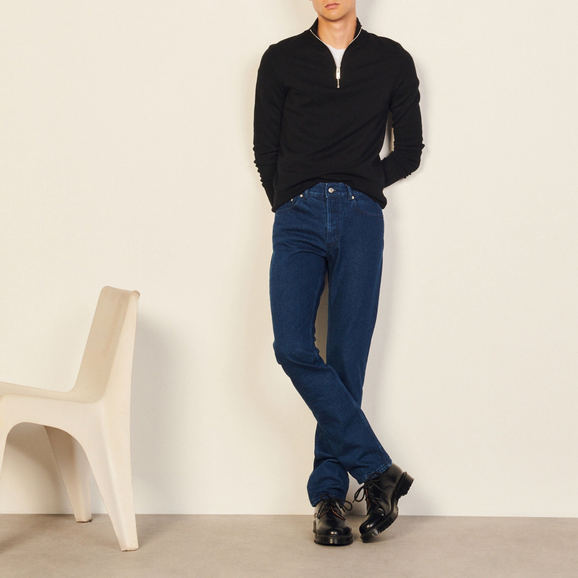 Jeans grezzi in cotone
