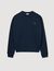 Felpa oversize con inserto in pelle