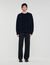 Maglione a coste in maglia