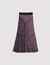 Gonna lunga plissettata con stampa