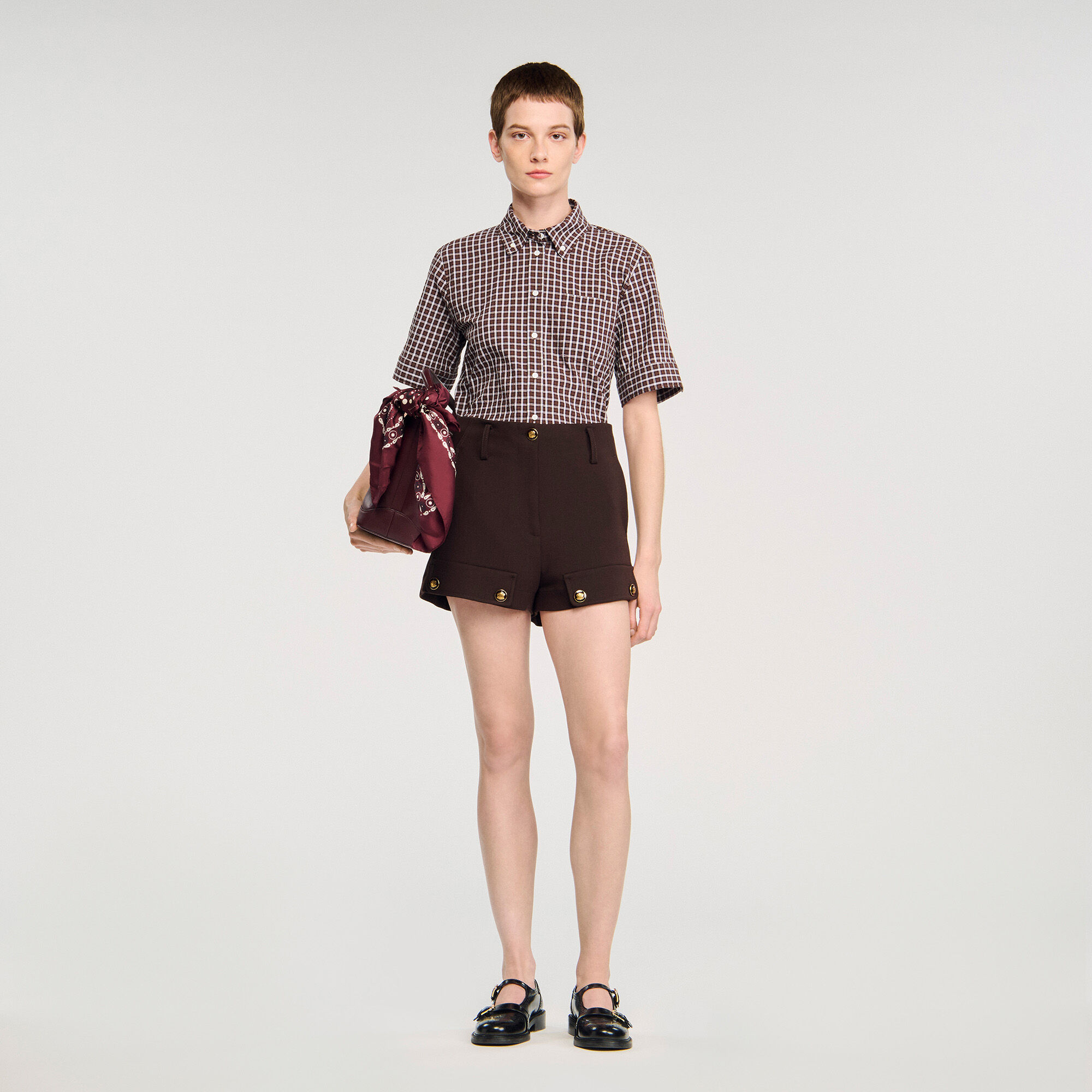 Shorts carpenter con bottoni