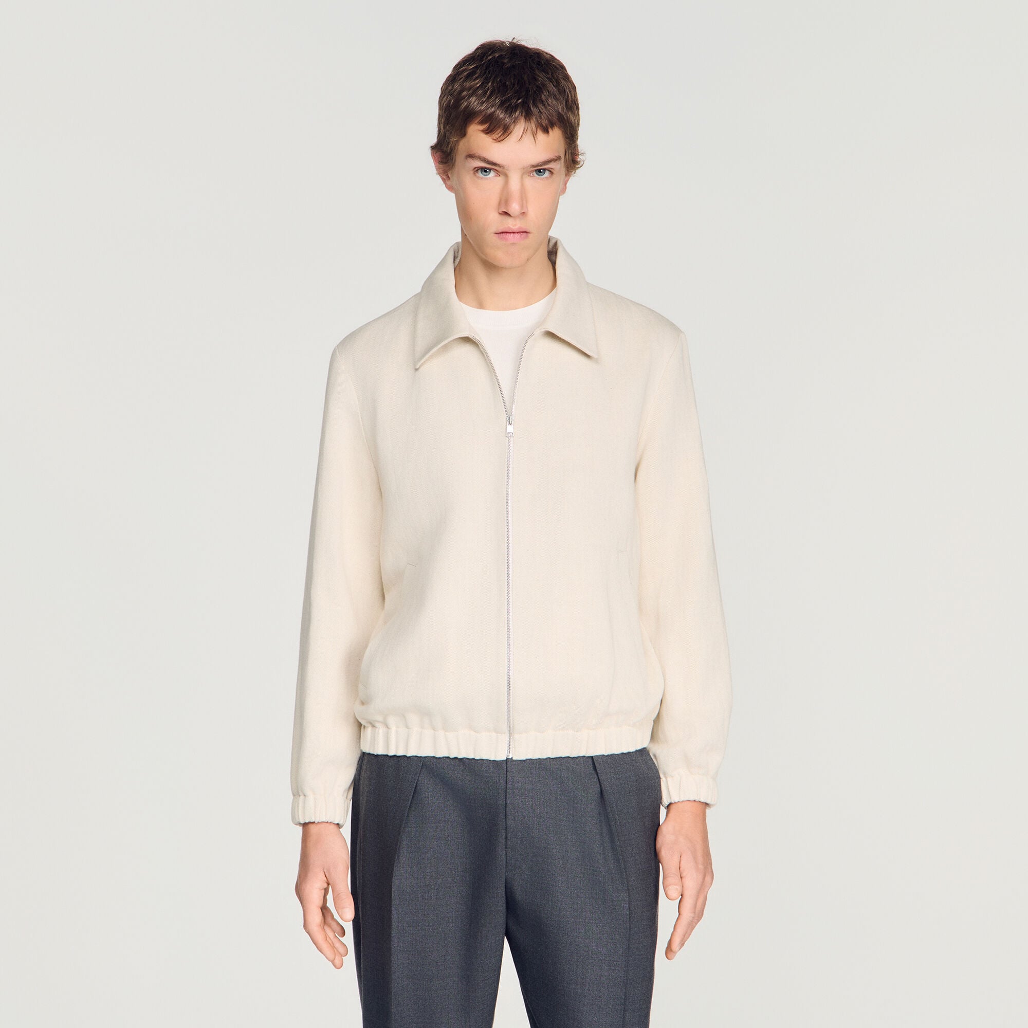 Giubbotto con zip in cotone - Mixte | Sandro