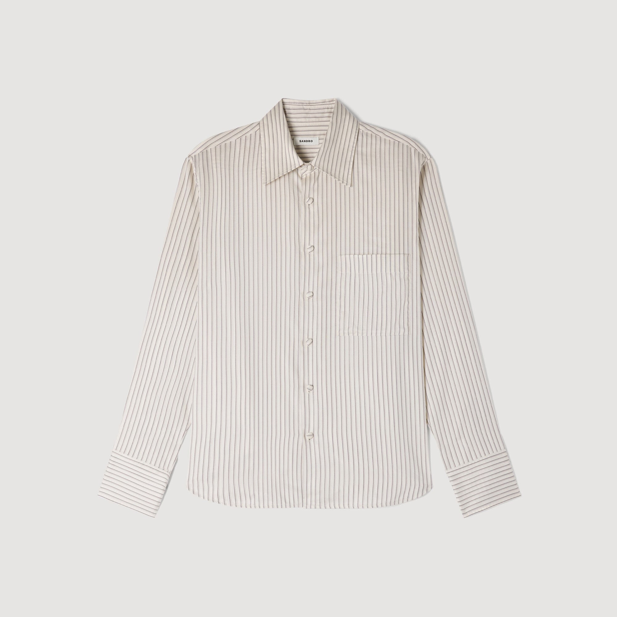 Camicia fluida a righe