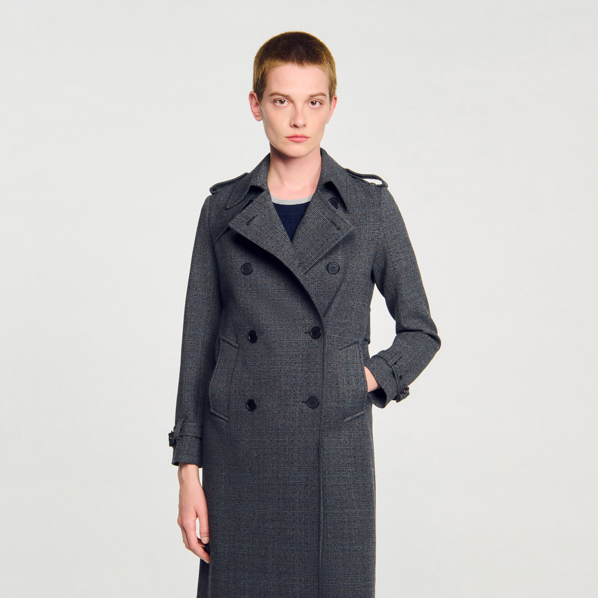 Trench glitterato