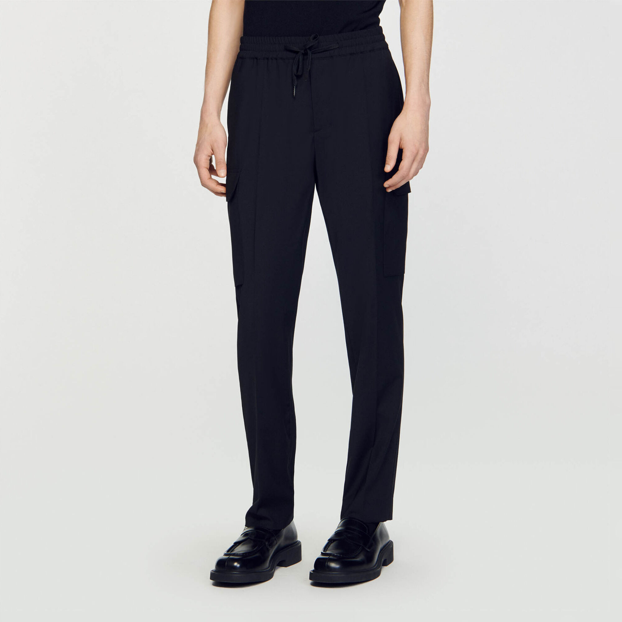 Pantaloni cargo elasticizzati