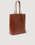 Shopping bag in pelle