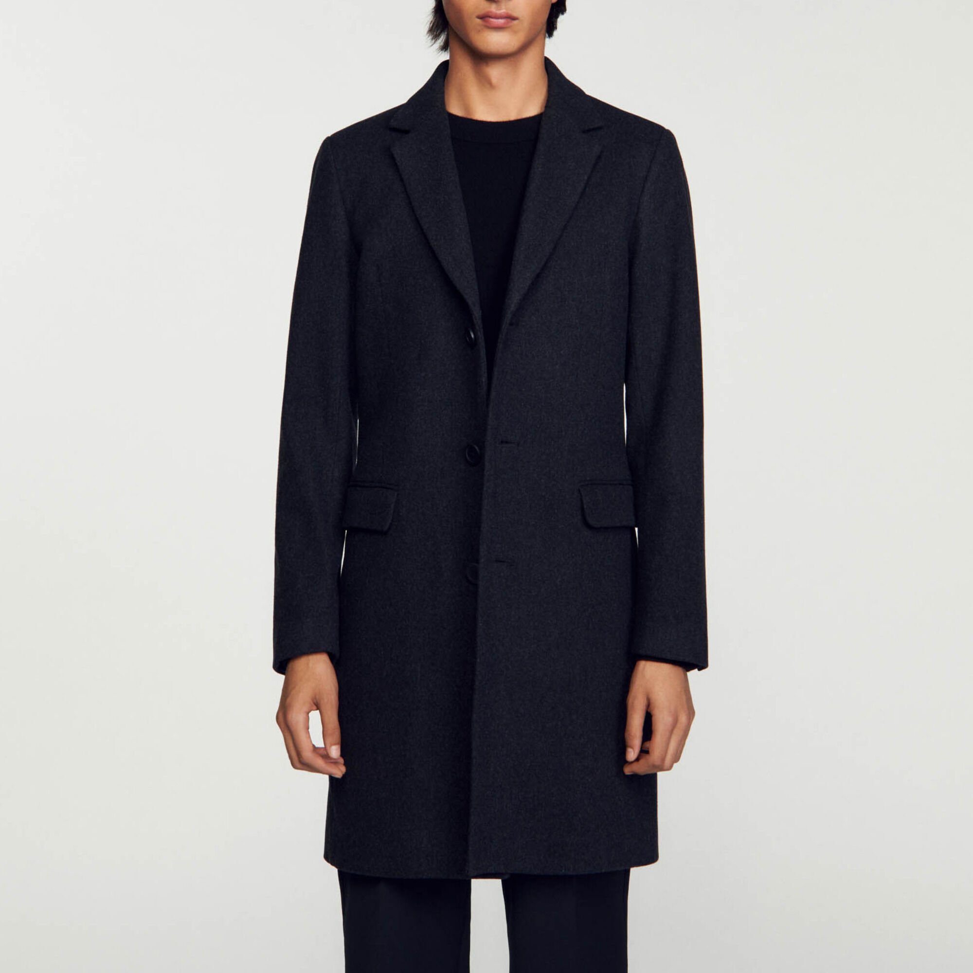 Cappotto in panno di lana