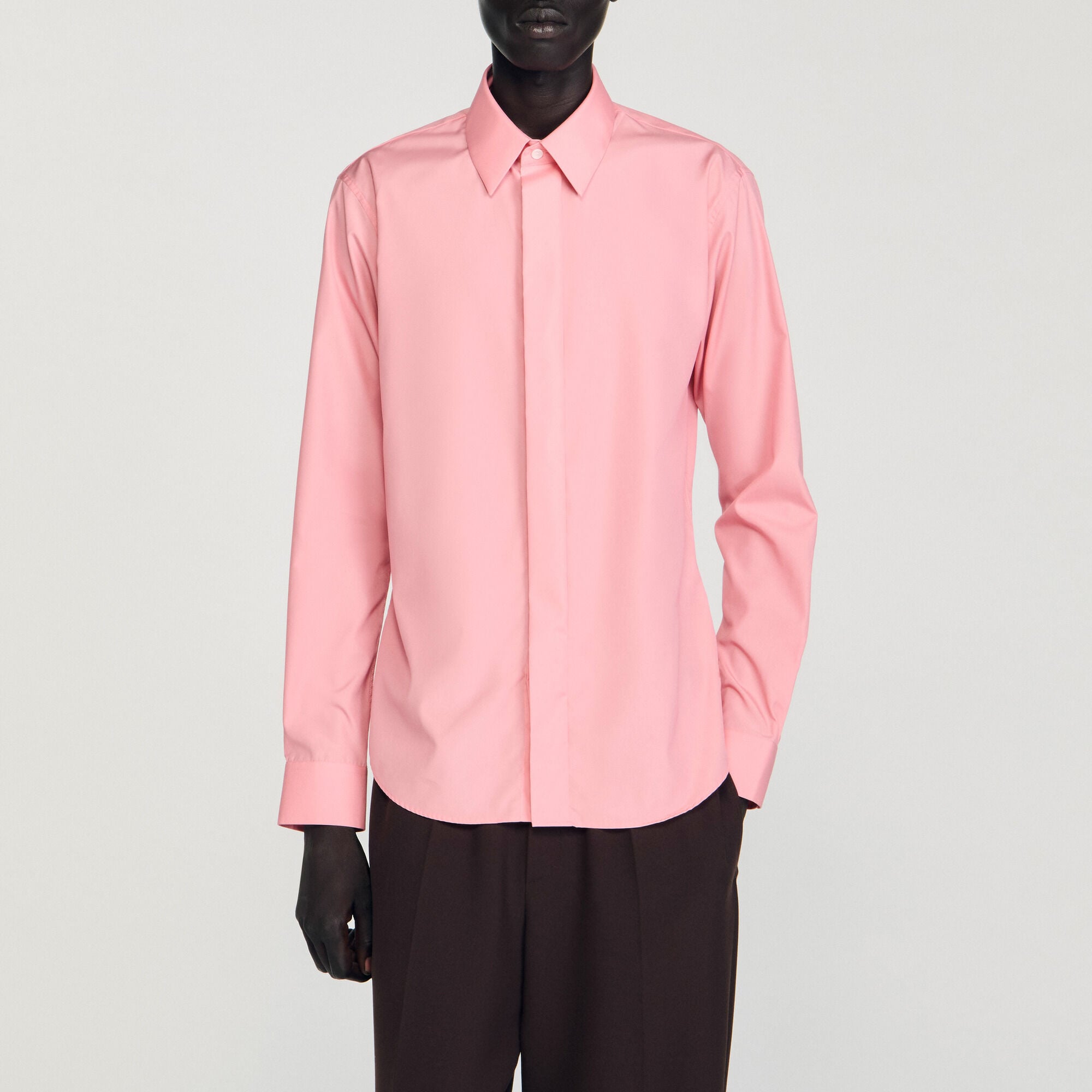 Camicia a tinta unita - Uomo | Sandro