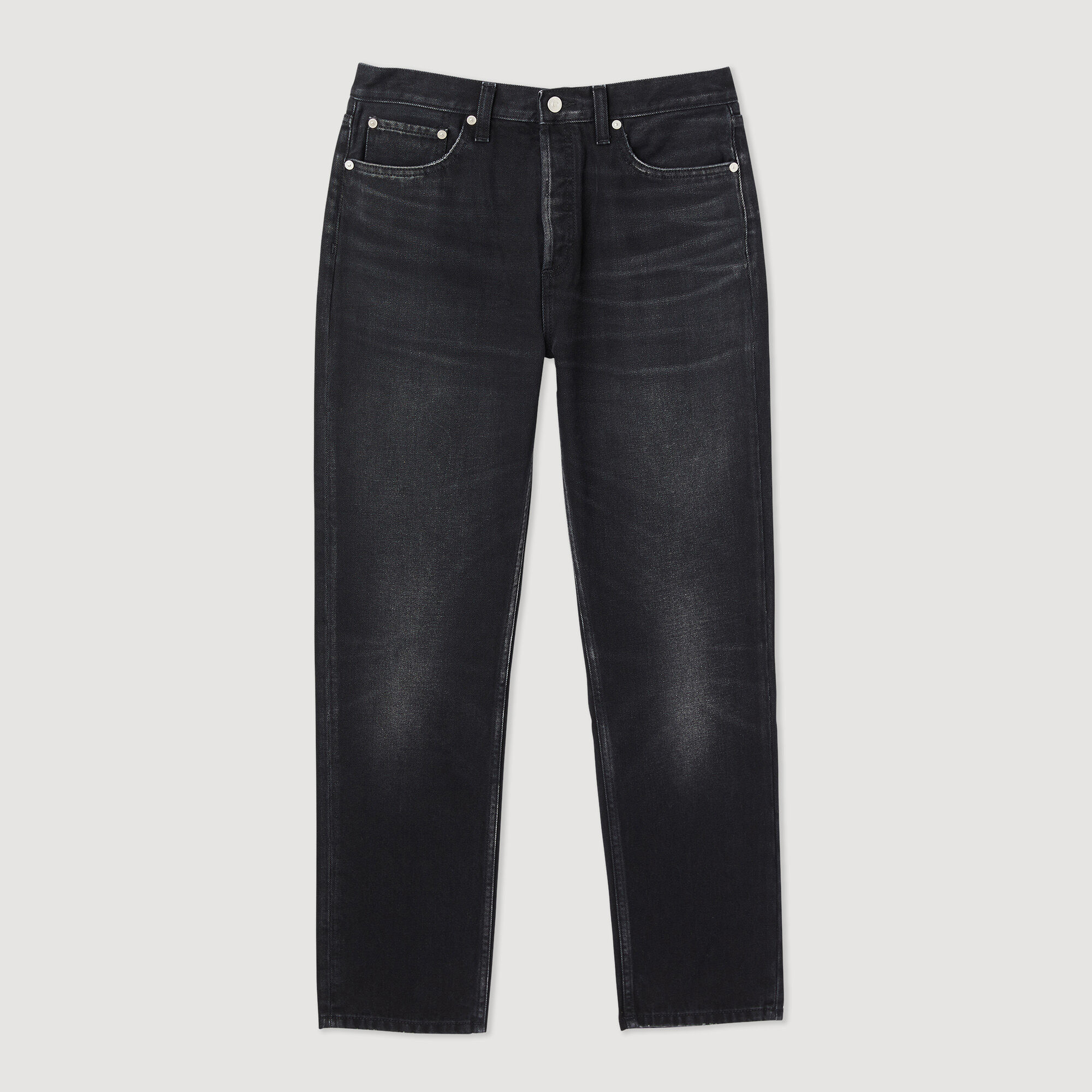 Jeans dritti in cotone biologico