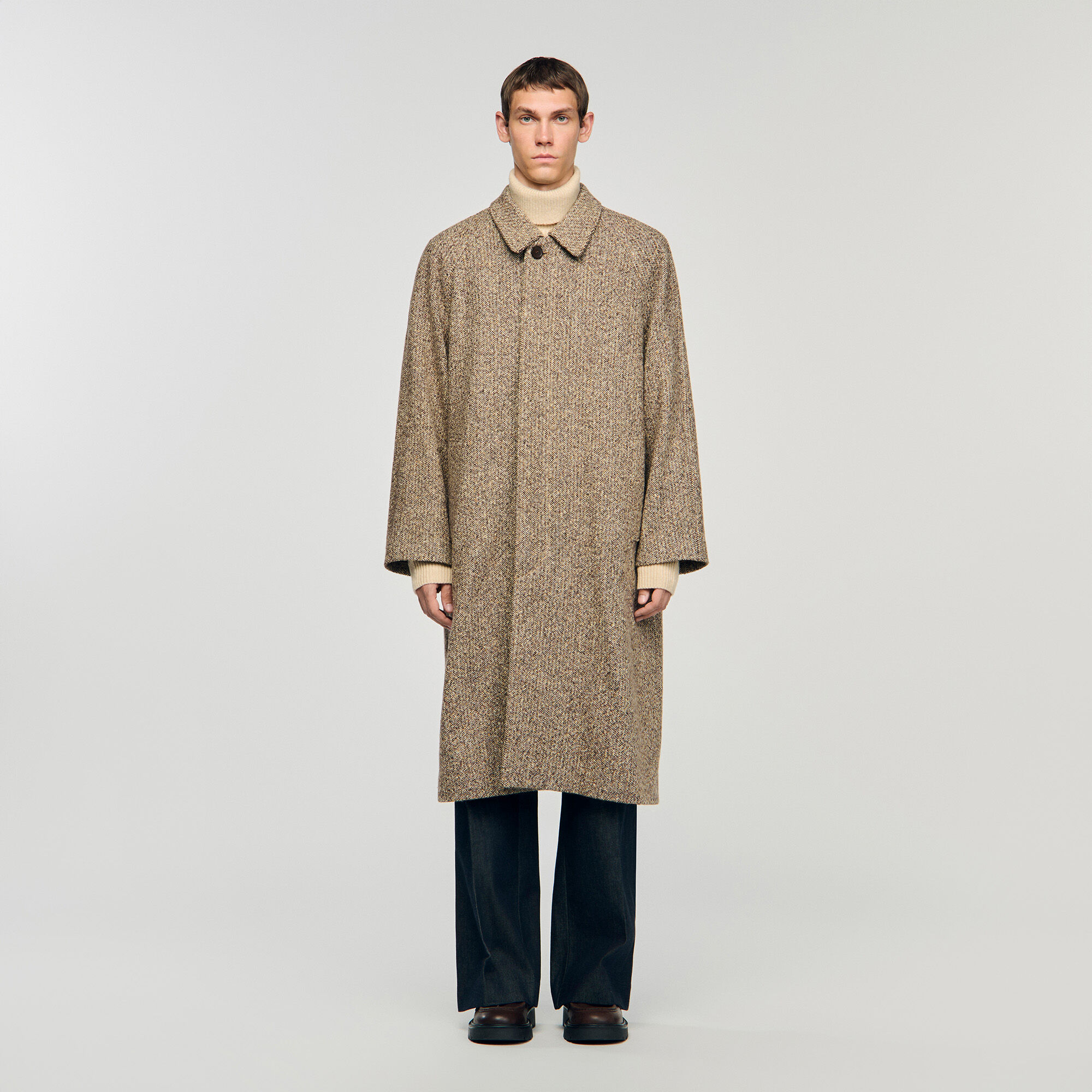 Cappotto oversize in lana