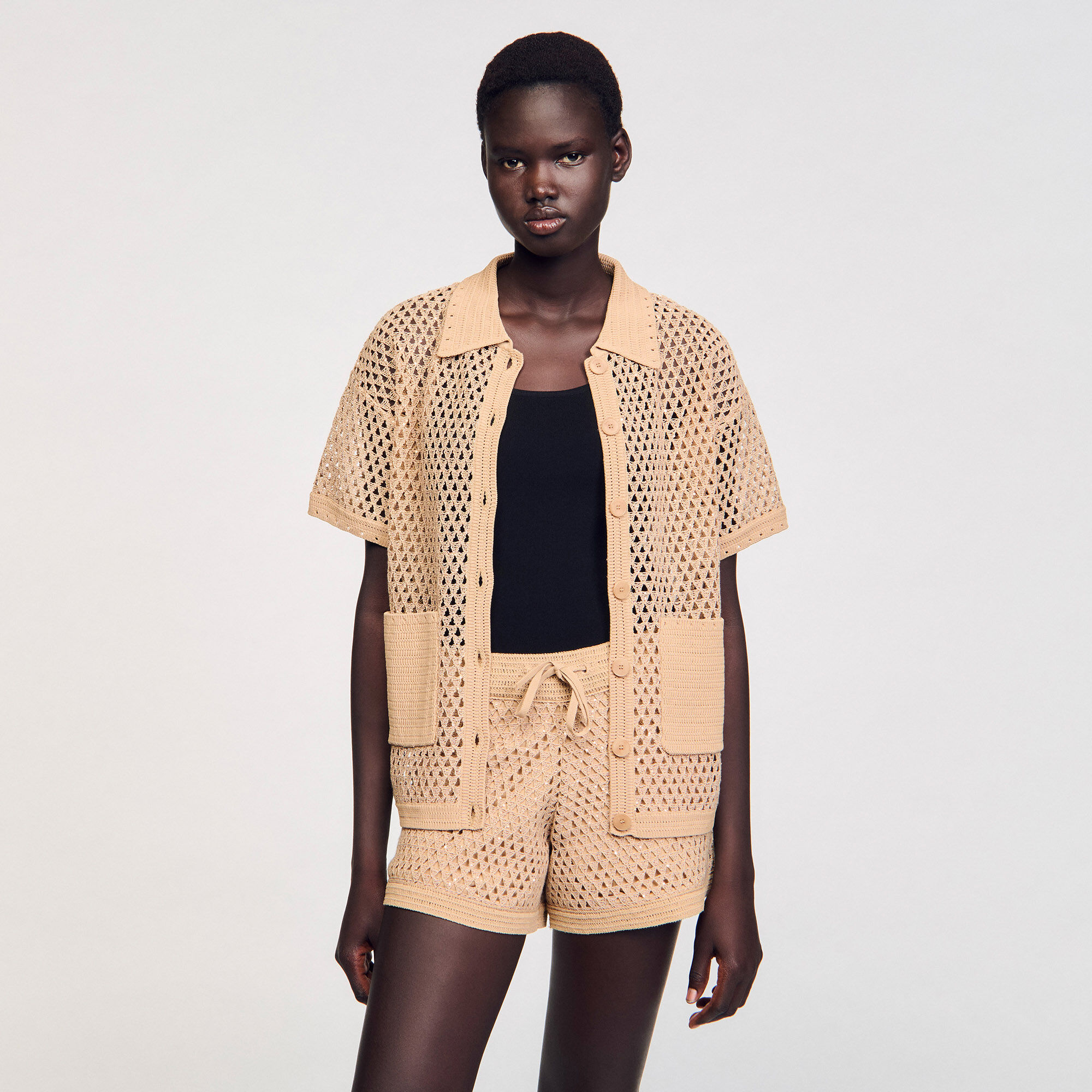 Cardigan glitterato