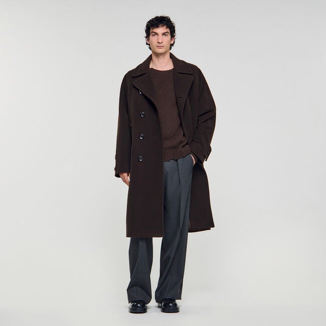 Cappotto doppiopetto lana cachemire
