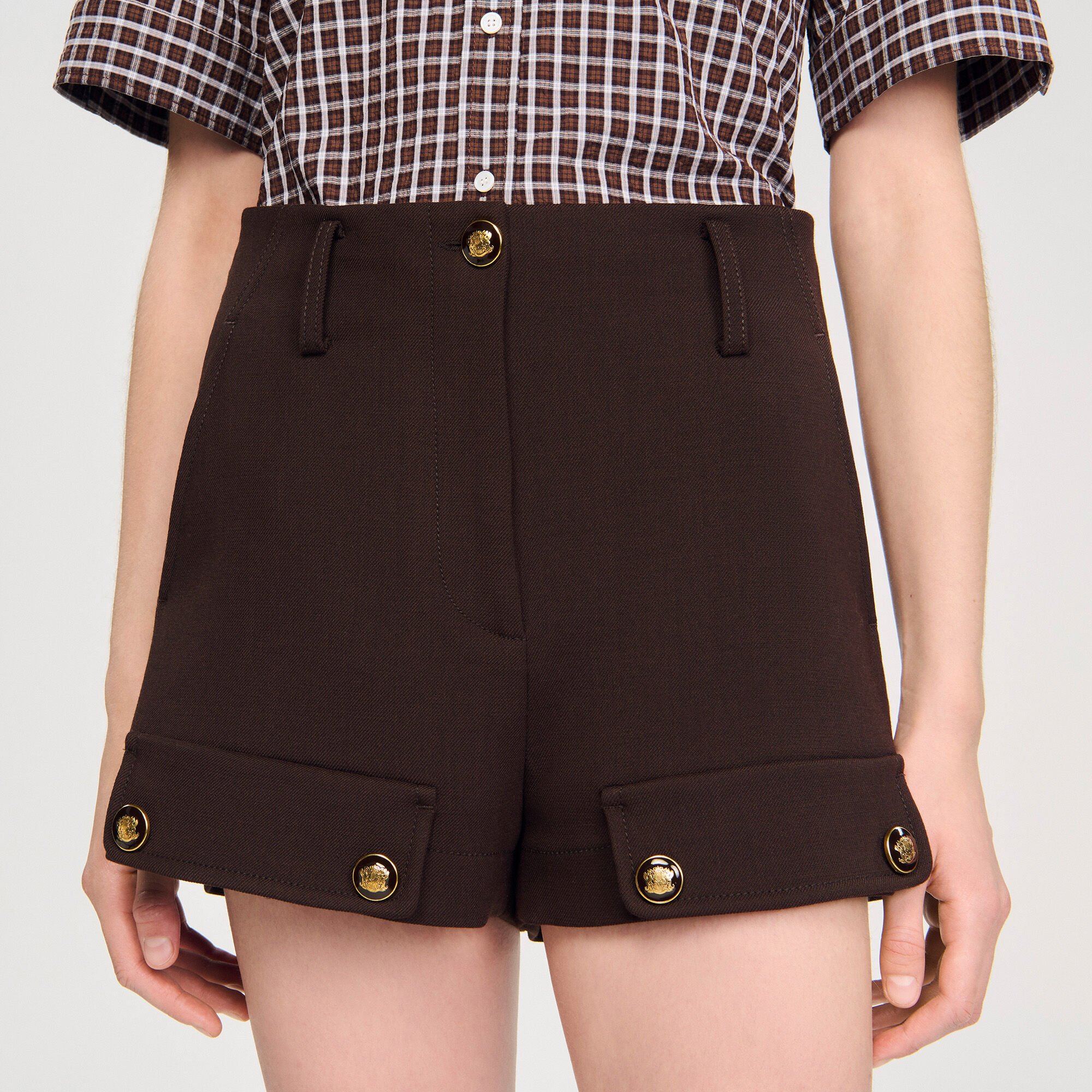 Shorts carpenter con bottoni