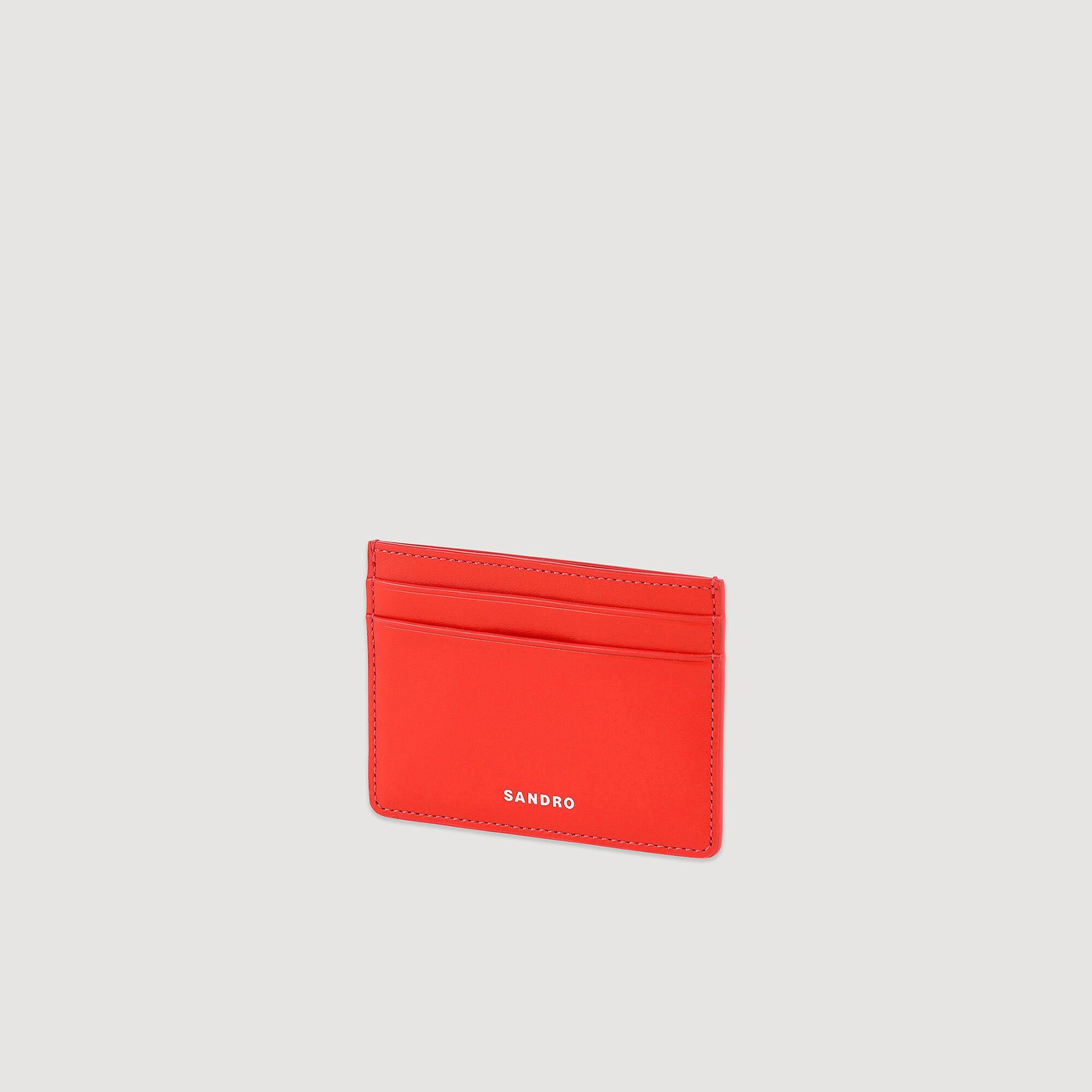 Porta carte in pelle