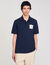 Polo con inserto a fiore