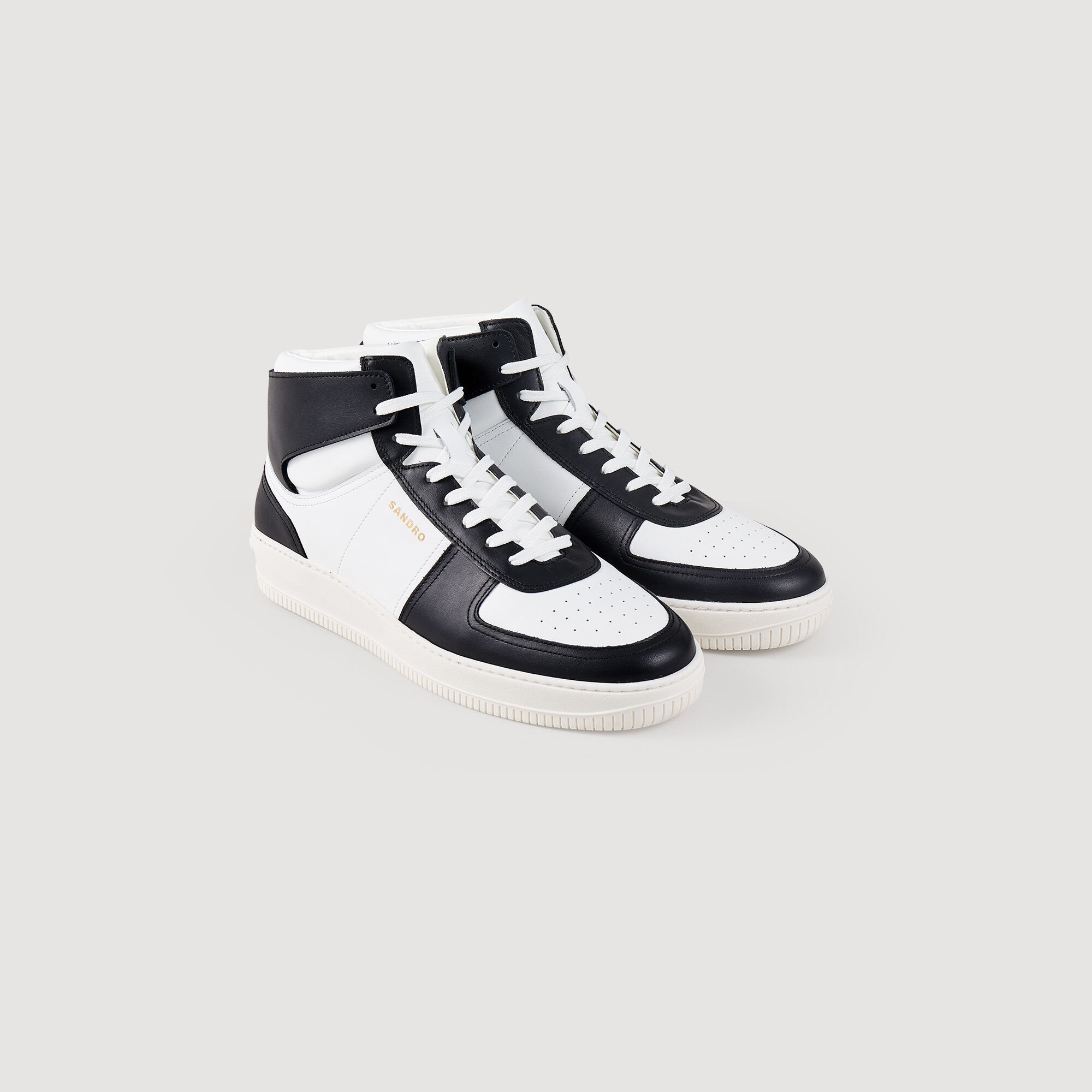 Sneaker alte in pelle