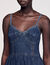 Abito midi in denim