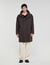 Parka oversize in cotone e lana
