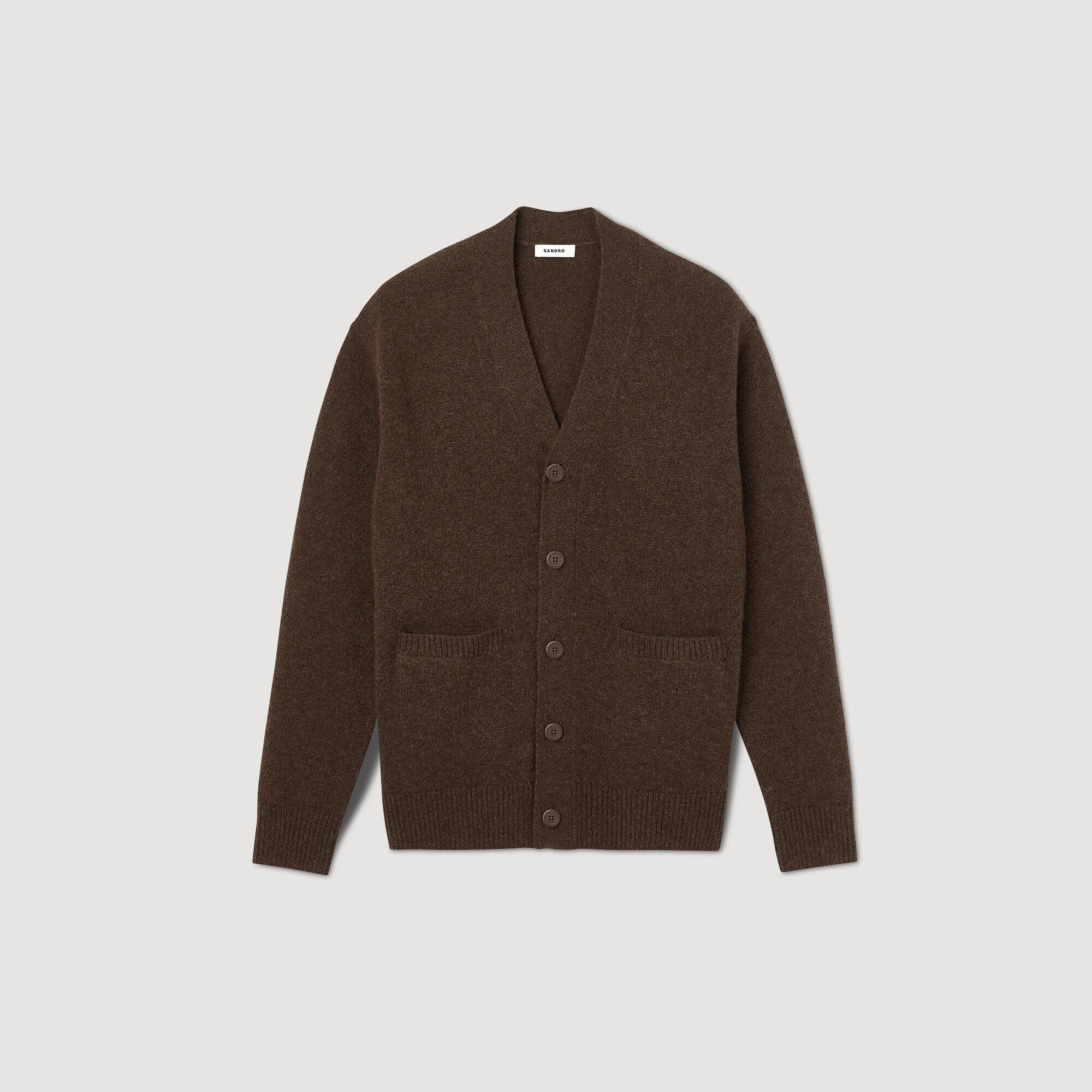 Cardigan in yak
