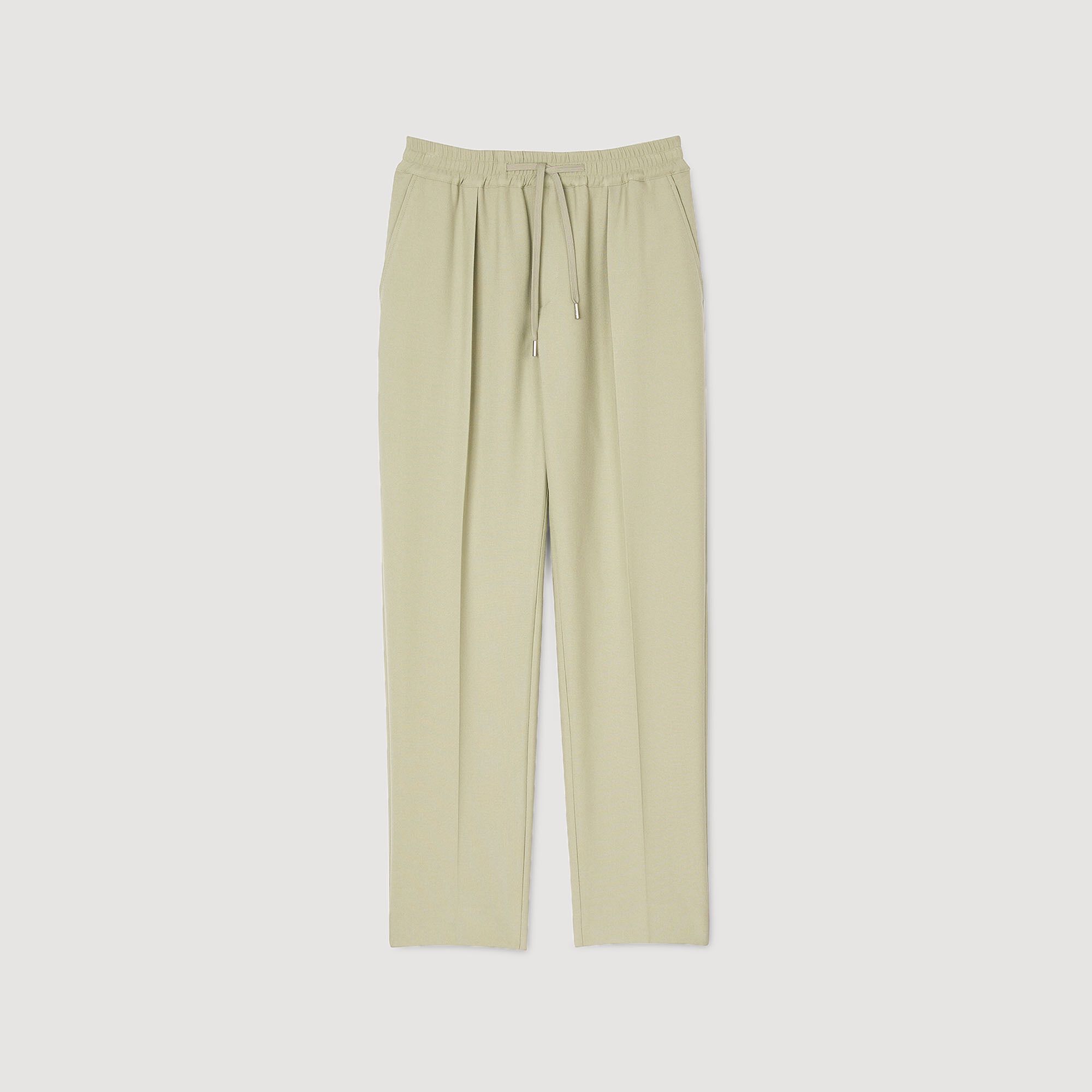 Pantaloni dritti elasticizzati