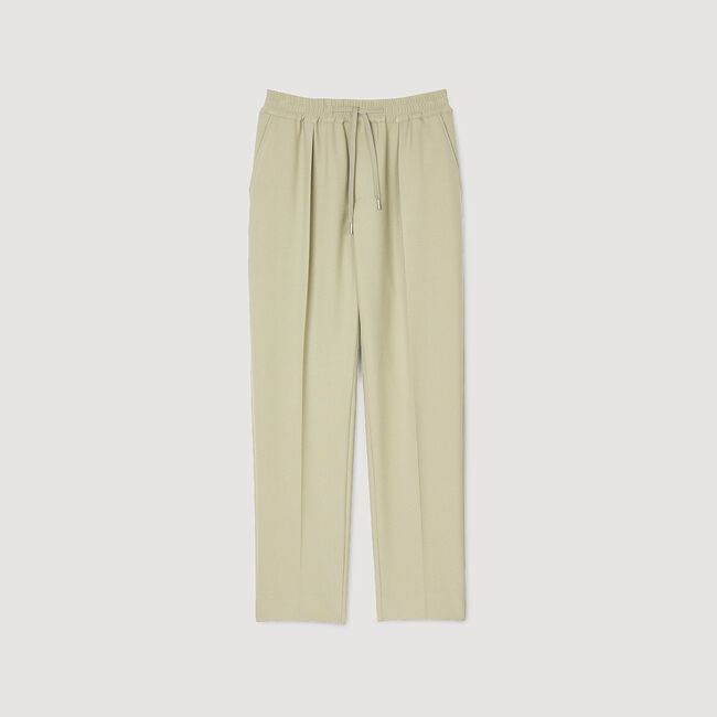 Pantaloni dritti elasticizzati