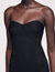 Abito bustier in maglia