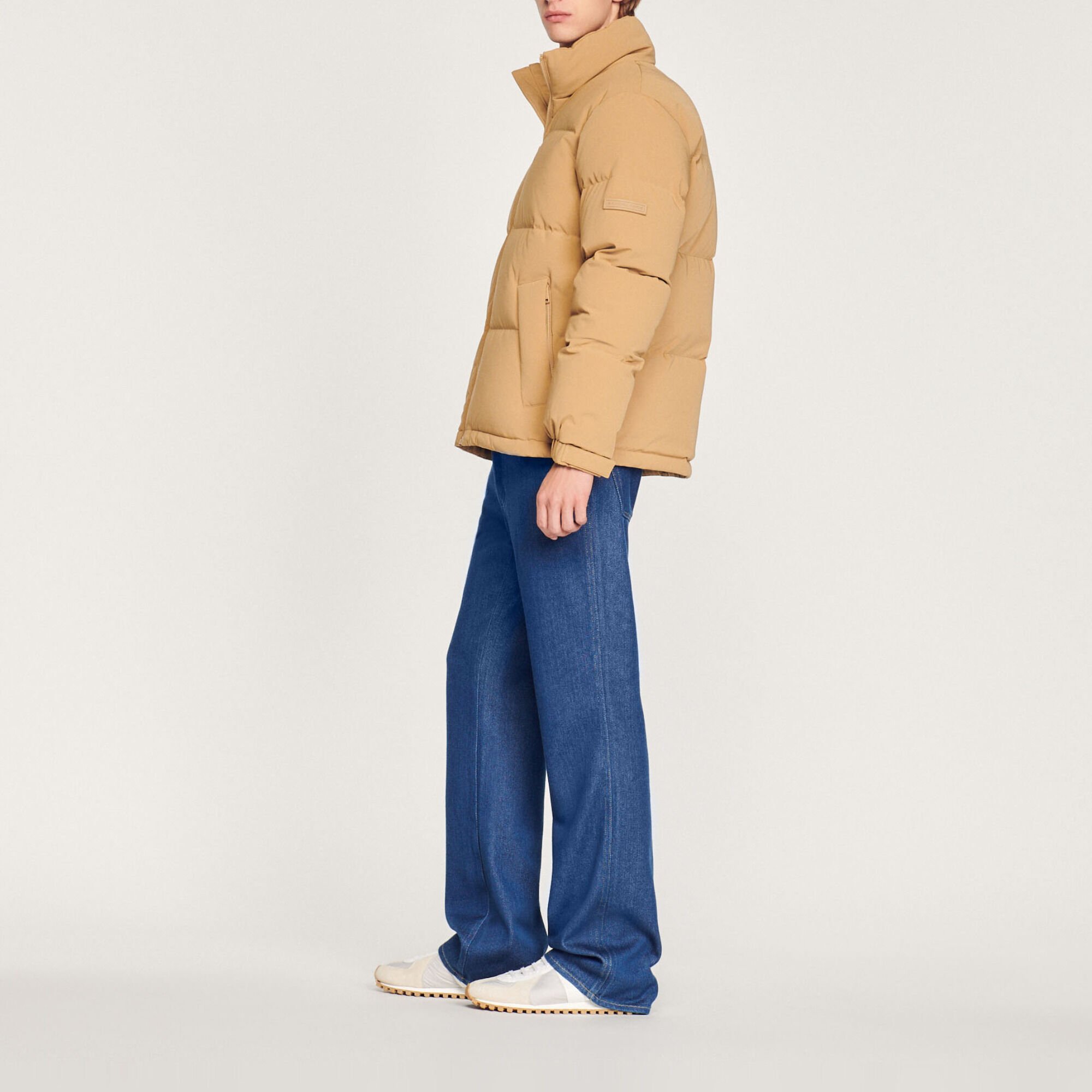 Piumino oversize in tessuto tecnico
