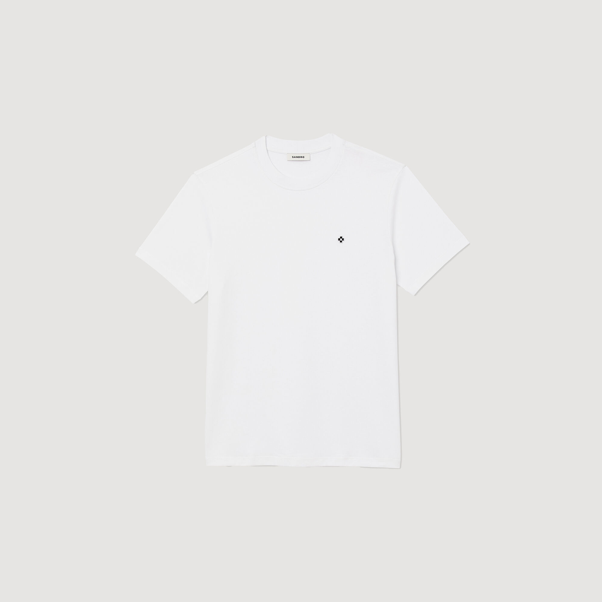 T-shirt con applicazione Square Cross