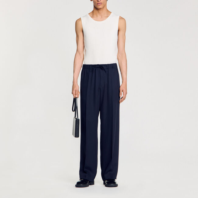 Pantaloni elasticizzati larghi