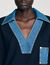 Maglione con dettagli in denim