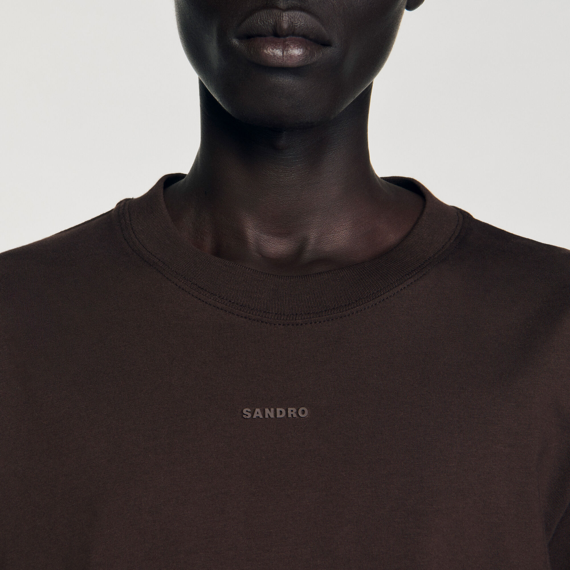 T-shirt in cotone con logo