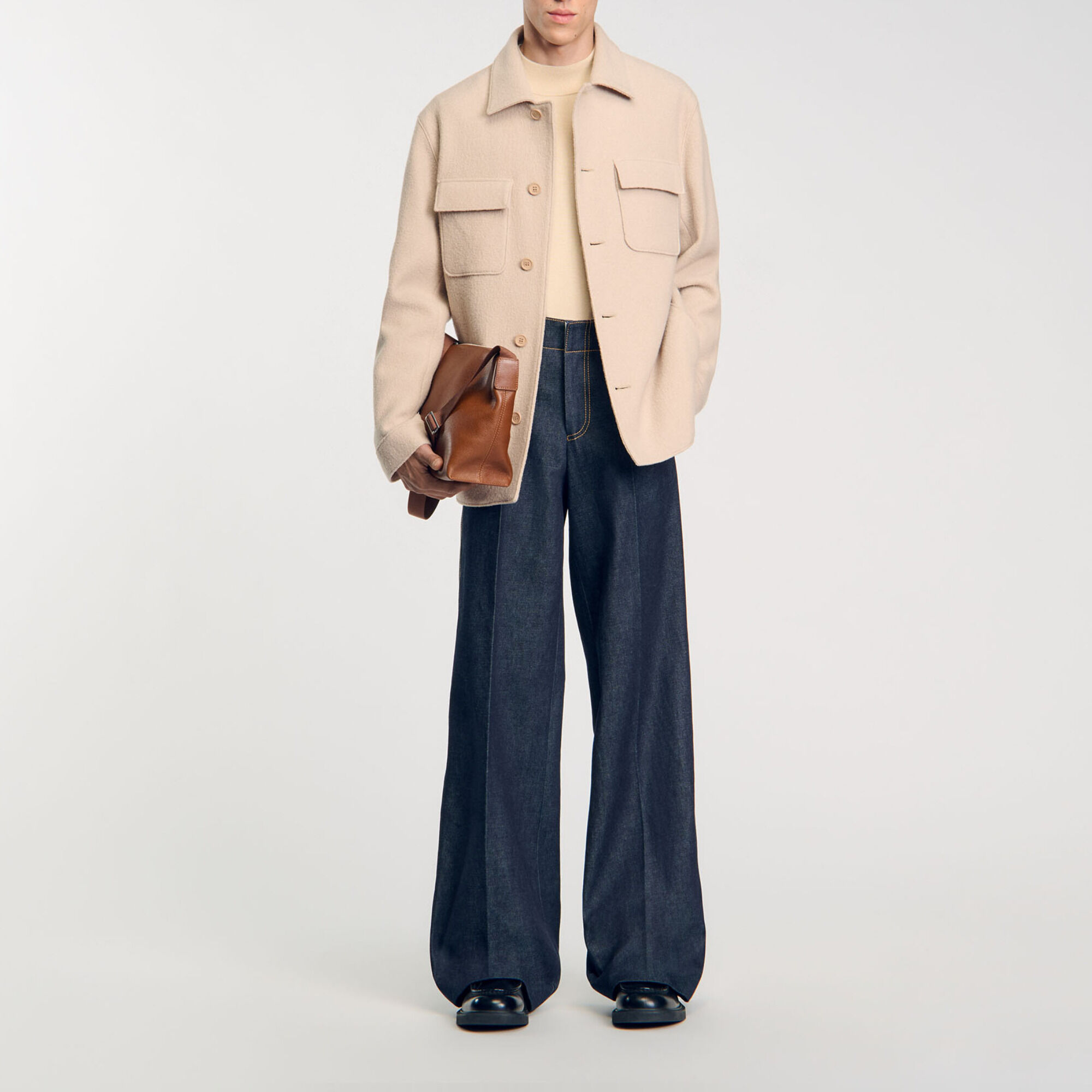 Overshirt con bottoni - Uomo | Sandro