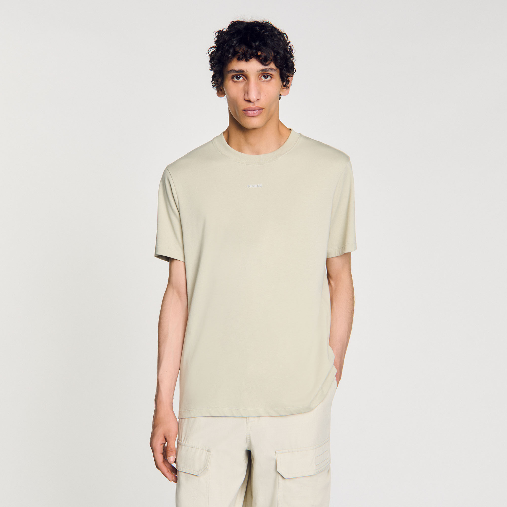 T-shirt in cotone con logo