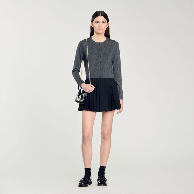 Cardigan in lana e cashmere