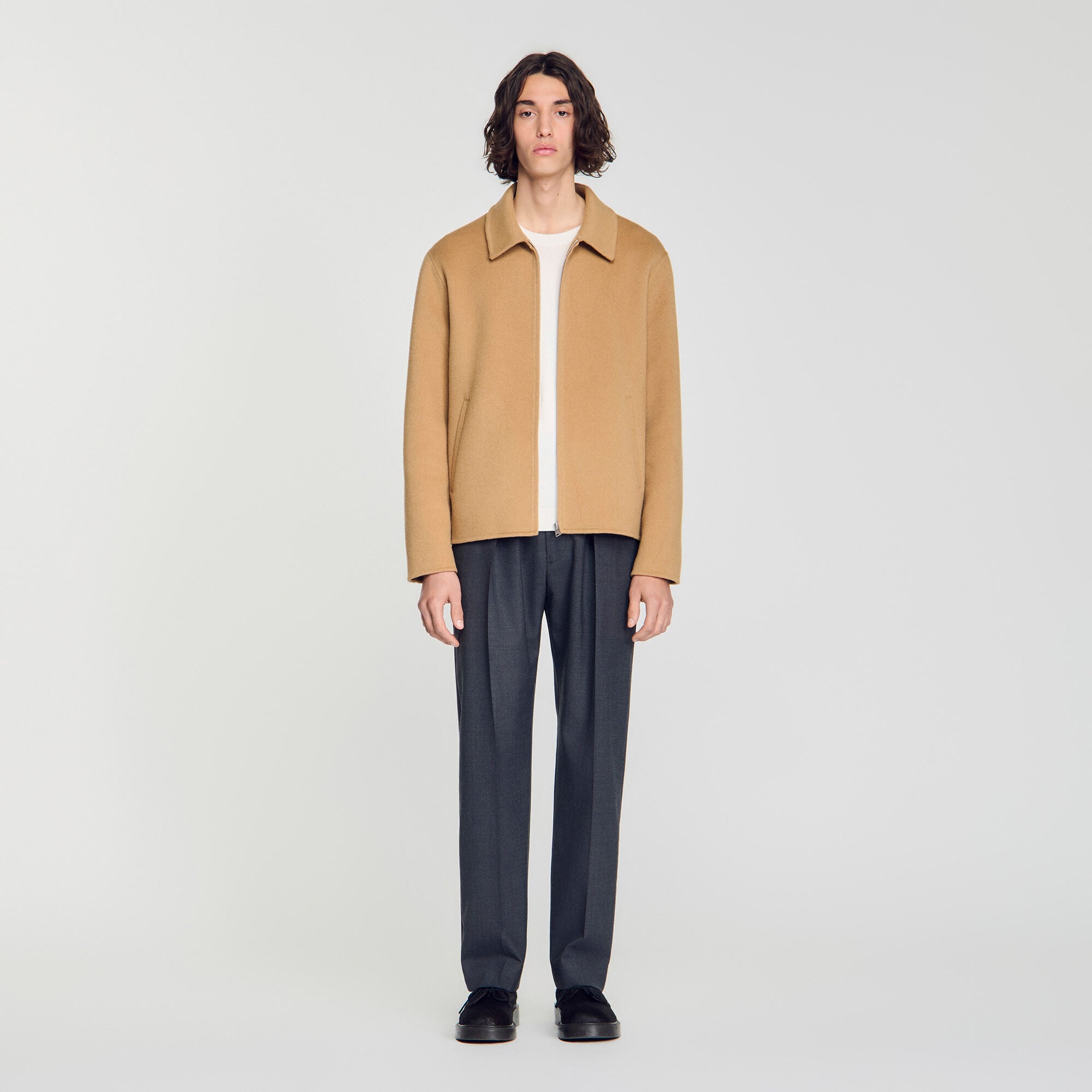 Giubbotto in lana double face - Uomo | Sandro